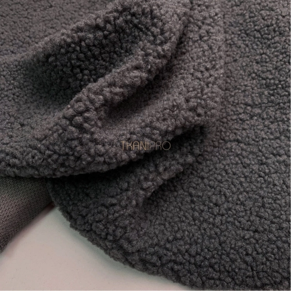 Мех барашек цвет серый, арт. WF3040-30