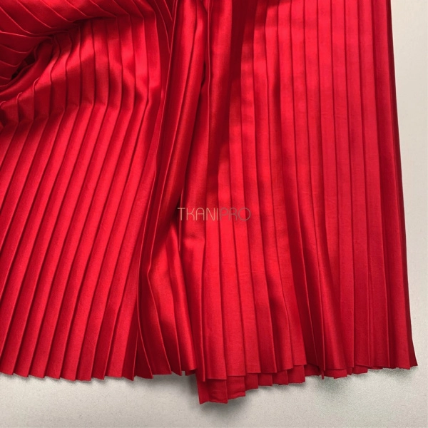 Плиссе параллельная складка 1-1 см, арт. PLS2107-17 цвет красный