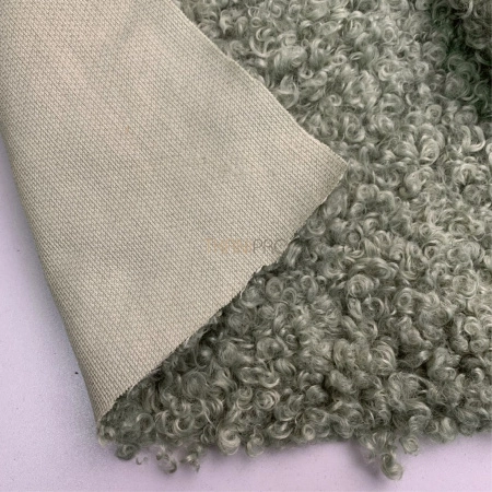 Пальтовый мех барашек, арт. WF3020-8 цвет зеленый