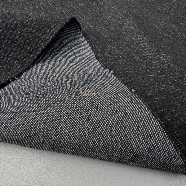 Джинсовая ткань стрейч, арт. JL1076-1 цвет черный