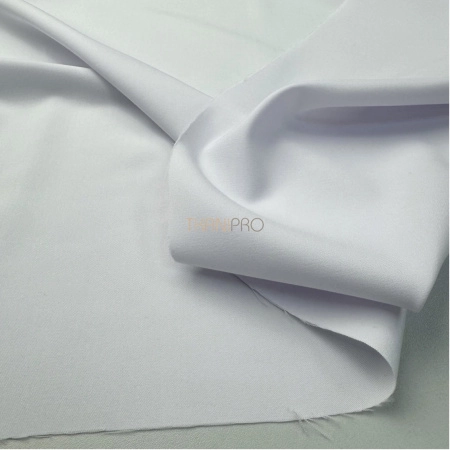 Костюмная ткань с вискозой цвет белый, арт. K1946-1