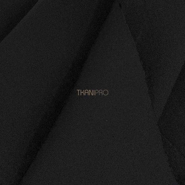 Костюмная ткань с вискозой черная, арт. K1947-1