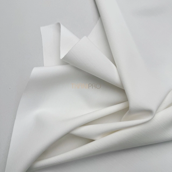 Костюмная ткань с вискозой цвет молочный, арт. K1950-1