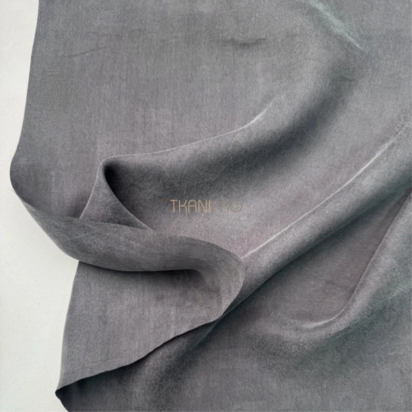 Вискоза софт крэш цвет серый, арт. KM3025-19