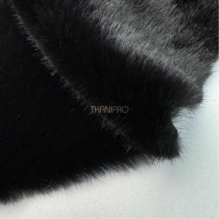 Норка искусственный мех, арт. NO1001-3 цвет черный