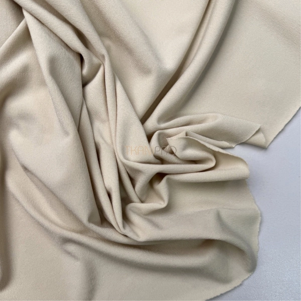 Трикотаж масло стрейч цвет бежевый, арт. MD2028-3