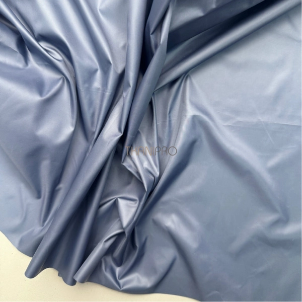 Ткань плащевая дюспо матовая цвет джинсовый, арт. PL2282-91