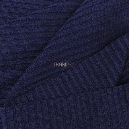 Трикотаж лапша, арт. DW1900-11 цвет темный синий