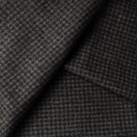 Костюмная шерсть клетка, арт. IK1017-1 цвет серый