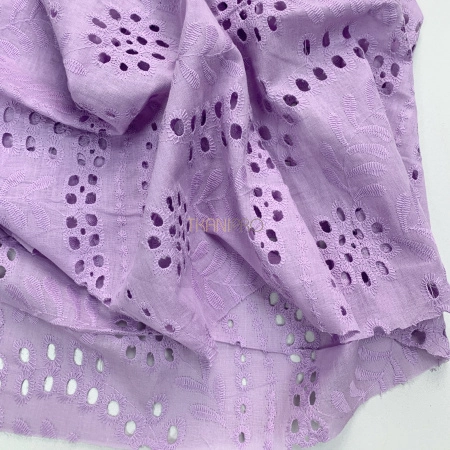 Хлопковое шитье, арт. QS2049-5 цвет фиалковый сиреневый