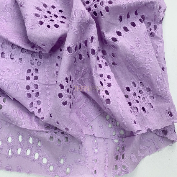 Хлопковое шитье, арт. QS2049-5 цвет фиалковый сиреневый