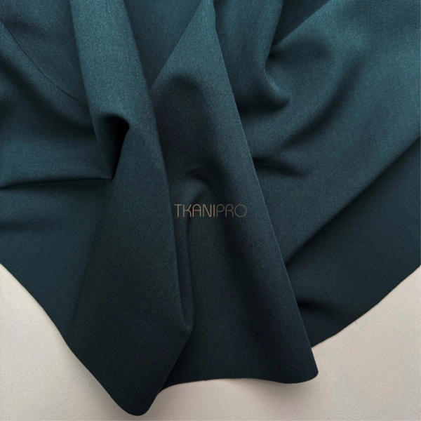 Костюмная поливискоза цвет изумрудный, арт. K1945-3