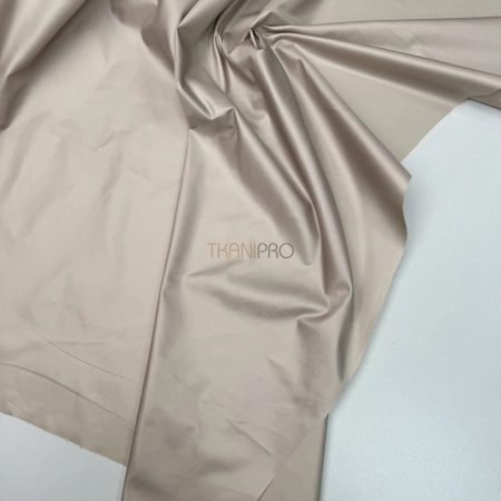 Ткань плащевая дюспо матовая бежевый серый, арт. PL2297-9