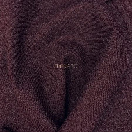 Костюмная плотная ткань цвет бордовый марсала, арт. KD1967-1