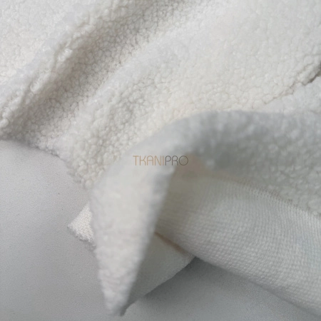 Мех барашек цвет молочный, арт. WF3043-2