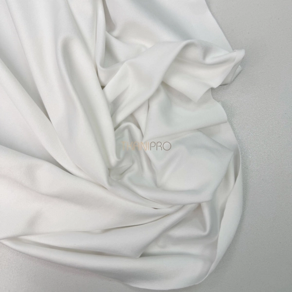 Холодное масло ткань цвет молочный, арт. MD3009-1