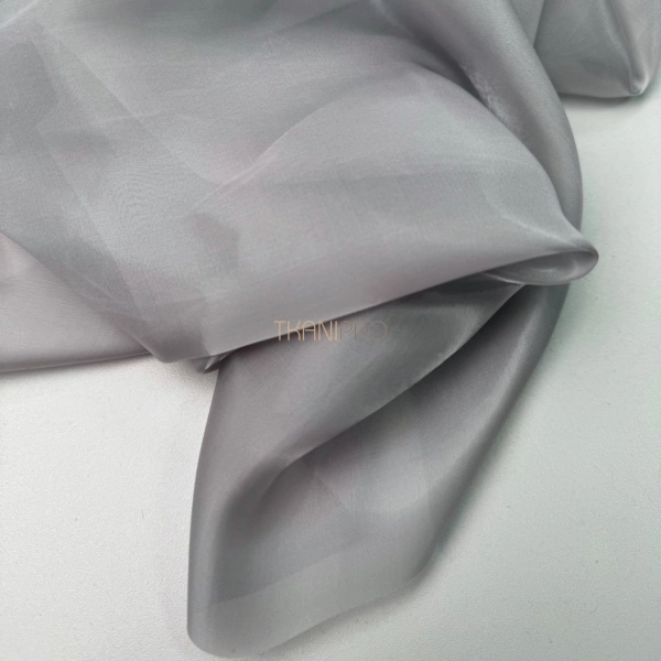 Ткань кристалон цвет серый, арт. SO1036-7