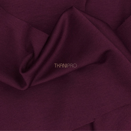 Ткань Джерси цвет бордовый, арт. D2038-15
