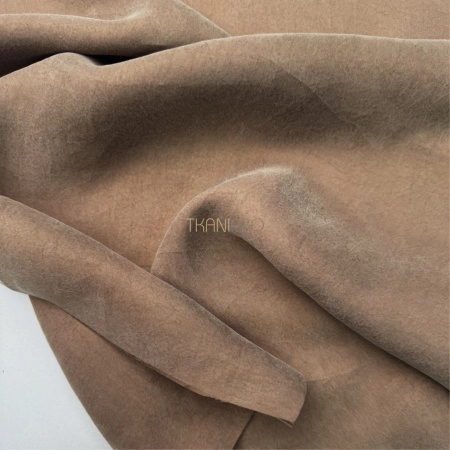 Вискоза софт крэш цвет коричневый, арт. KM3025-9