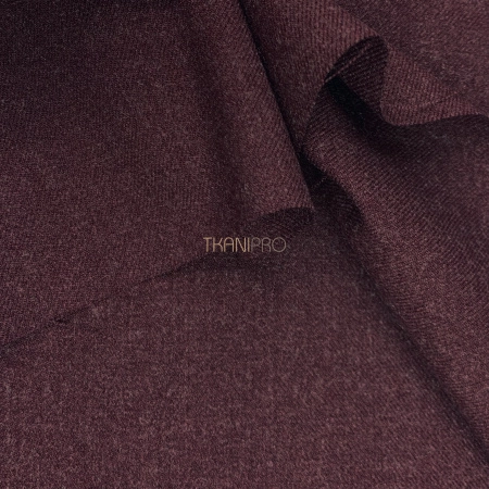 Костюмная плотная ткань цвет бордовый марсала, арт. KD1967-1