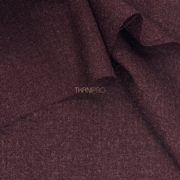 Костюмная плотная ткань цвет бордовый марсала, арт. KD1967-1