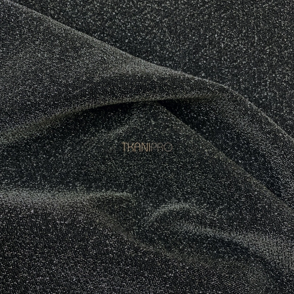 Трикотаж сетка с люрексом, арт. DL7004-3 цвет серый и серебро