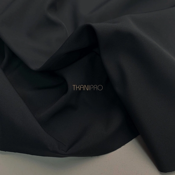 Плащевая ткань пич бондинг цвет серый антрацитовый, арт. PL3232-151