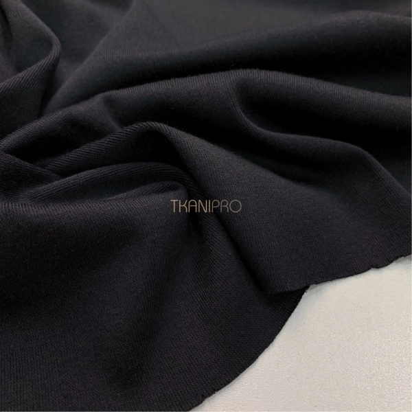 Трикотаж вискоза с эластаном, арт. TM3122-7 цвет черный
