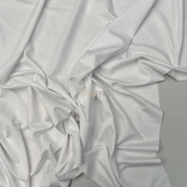 Трикотаж стрейч вискоза цвет молочный, арт. MD2129-2