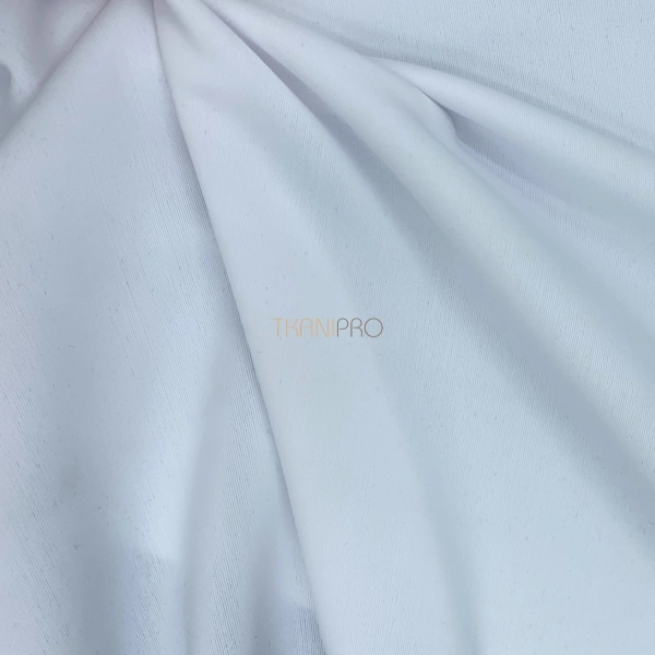 Ткань бифлекс цвет белый, арт. BF4519-1