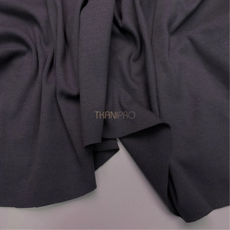 Трикотаж кашкорсе, арт. DW1201-29 цвет серый графит