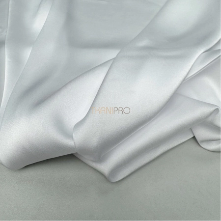 Шелк искусственный цвет белый, арт. S2142-11