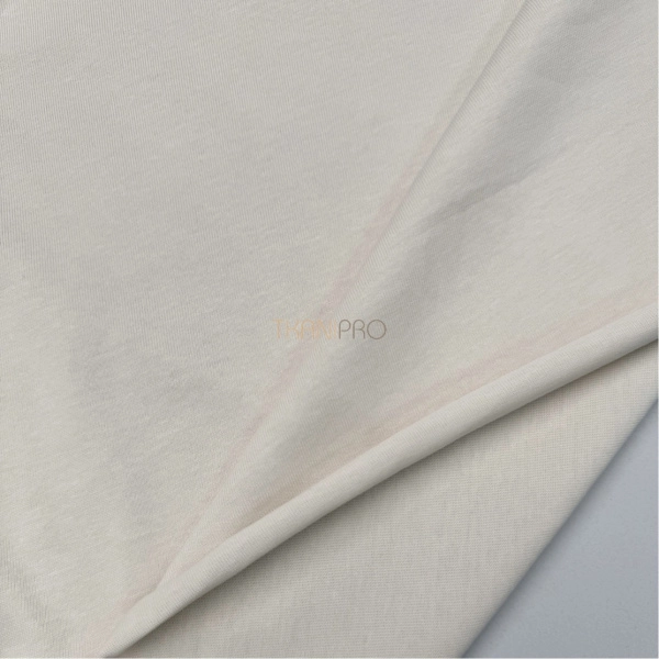 Кулирка плотная мерсеризованный хлопок цвет кремовый, арт. DK4101-4