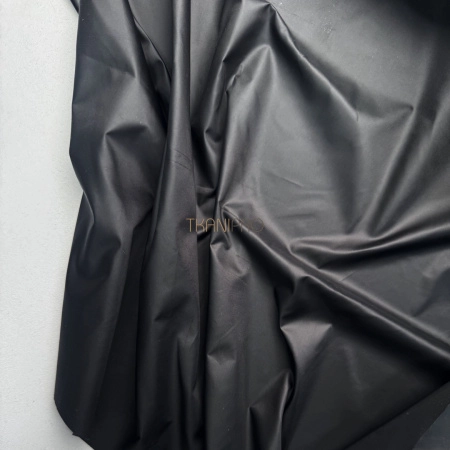 Ткань плащевая дюспо матовая цвет черный, арт. PL2296-3