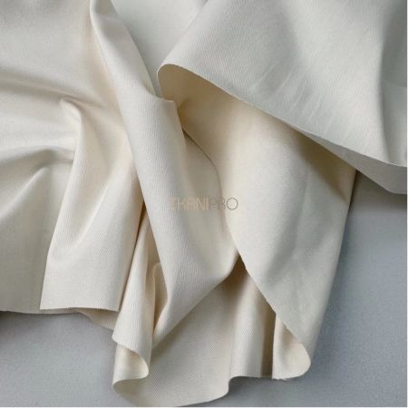 Хлопок твил стрейч цвет бежевый, арт. IKM4002-3