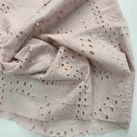 Хлопковое шитье, арт. QS2049-6 цвет пудровый
