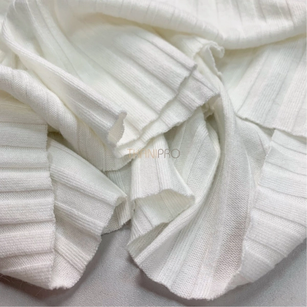 Ткань лапша трикотажная молочная, арт. WD4402-1