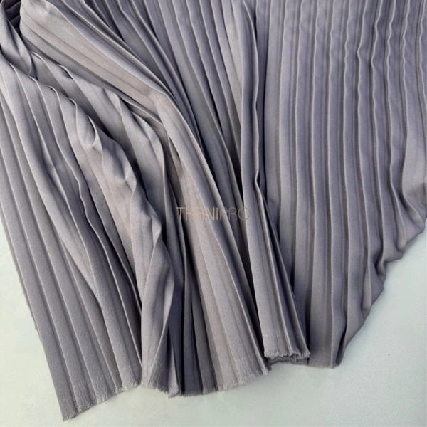 Плиссе параллельная складка 1-1 см, арт. PLS3110-23 цвет серый антрацитовый