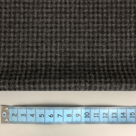 Костюмная шерсть клетка, арт. IK1017-1 цвет серый