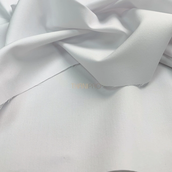 Костюмная ткань с вискозой цвет белый, арт. K1940-1