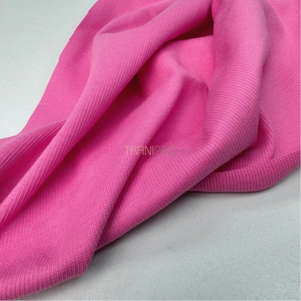 Трикотаж кашкорсе цвет розовая фуксия, арт. DW1201-8