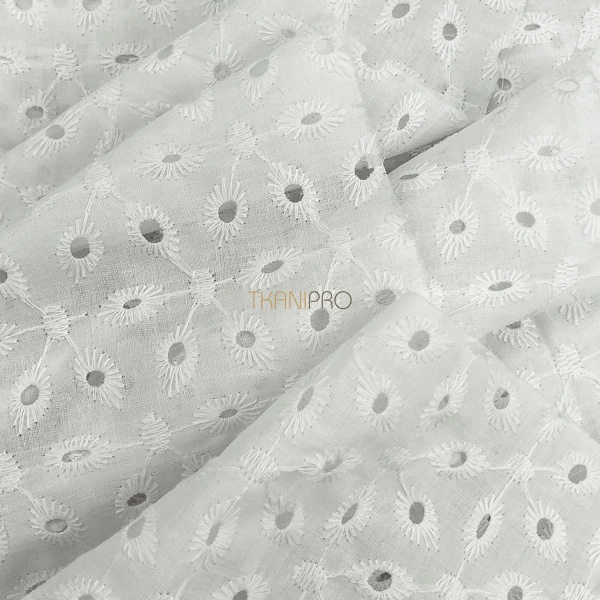 Хлопковое шитье, арт. QS2048-1 цвет белый