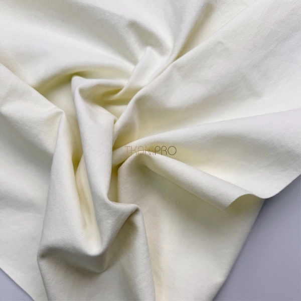 Хлопок твил плотный  цвет ванильный, арт. IKM3005-3