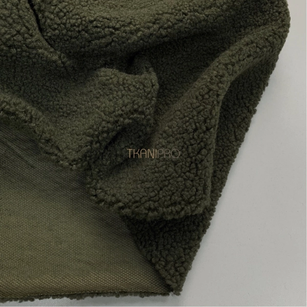 Мех барашек цвет хаки, арт. WF3040-58