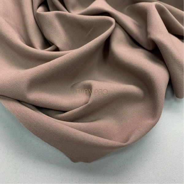 Костюмная ткань с вискозой цвет бежевый мокко, арт. K1939-1