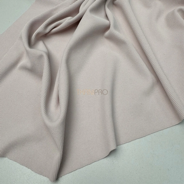 Трикотаж в рубчик цвет бежевый, арт. TM2112-3