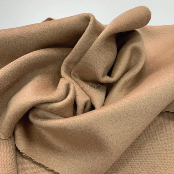 Пальтовая сукно с шерстью цвет бежевый, арт. KC7218-12