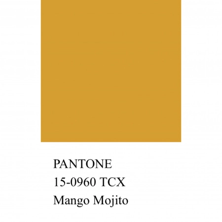 Трикотаж кулирная гладь, арт. DK3551-15 цвет желтый янтарный