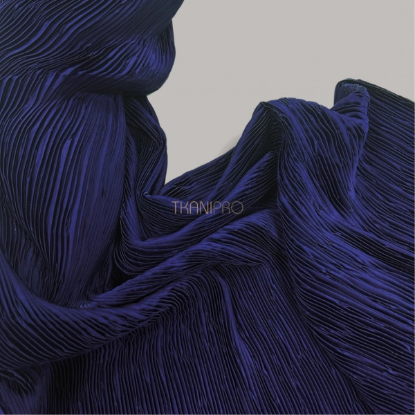 Плиссе жатка цвет синий, арт. PLS1904-87