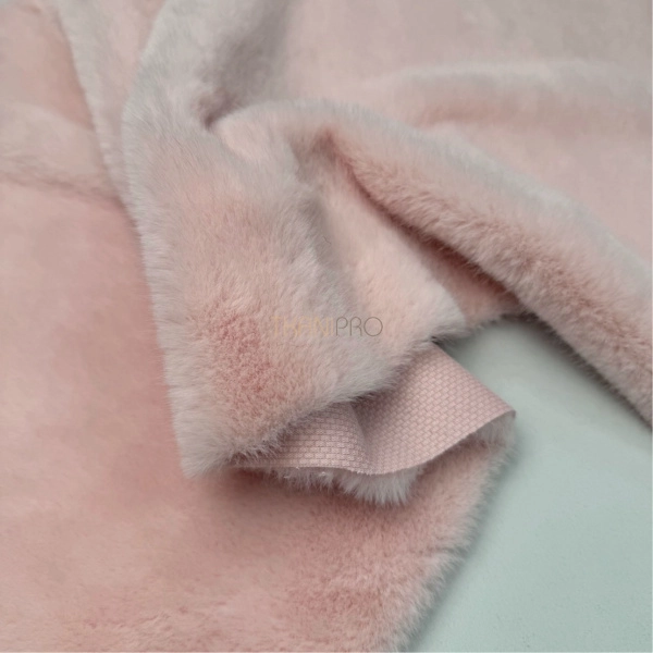 Норка искусственный мех, арт. ON1028-3 цвет розовый